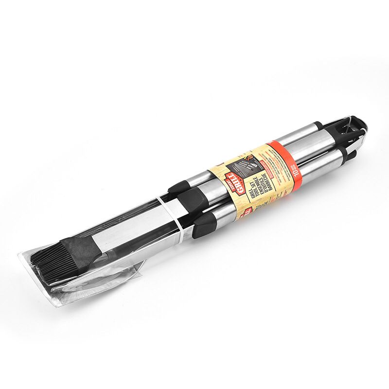 Edelstahl-Grillset 10-teilig BBQ